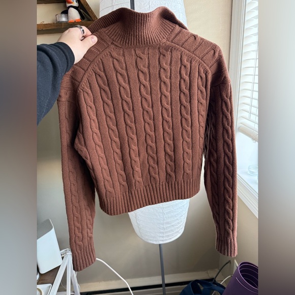 Sunday Best Artizia Lottie Merino Wool Open-Neck Polo Sweater Size XXS - Picture 3 of 10